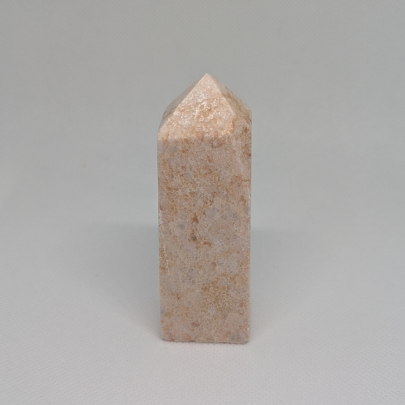 Peachy Pink Amethyst Genuine Crystal Tower - Picture 2 of 7